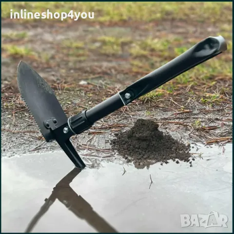 Сгъваема мобилна лопата/кирка/мотика/трион с калъф, снимка 2 - Къмпинг мебели - 49522585