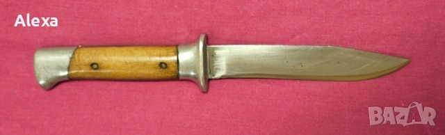 Стар ловен нож от България Габрово Етъра 1970 г. 13 см много добро състояние, снимка 2 - Антикварни и старинни предмети - 53729385