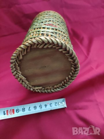 Продавам малка плетена дамаджана, снимка 5 - Антикварни и старинни предмети - 34194643
