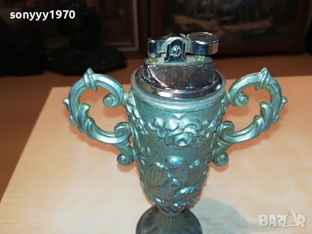 РЕТРО ЗАПАЛКА АМФОРА-ВНОС ГЕРМАНИЯ 1604231220, снимка 10 - Антикварни и старинни предмети - 40380712