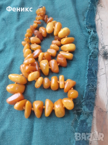 Кехлибар, накит, гердан