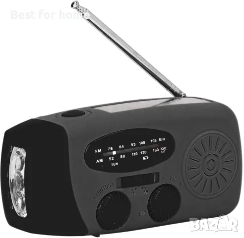 	Ръчно радио с LED светлина за спешни случаи	Tbest	, снимка 3 - Радиокасетофони, транзистори - 50175722