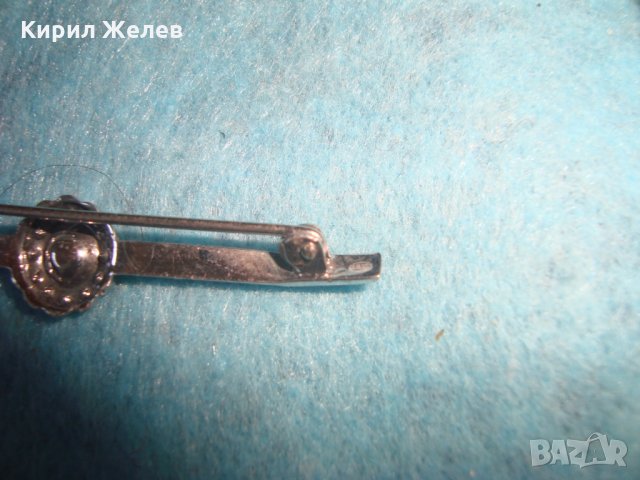 СТАРА СКЪПОЦЕННА СРЕБЪРНА АРТ ДЕКО БРОШКА СРЕБРО 835 с МАРКАЗИТИ МАЙСТОРСКА ИЗРАБОТКА 25797, снимка 9 - Антикварни и старинни предмети - 35805721