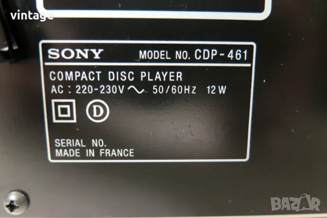 Sony CDP-461, снимка 7 - Други - 48959370