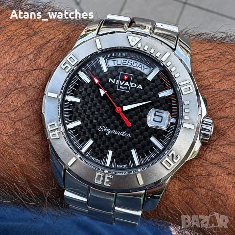 Nivada Swiss Skymaster Automatic – Day-Date, Swiss Made