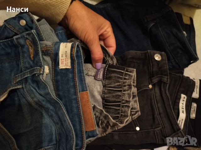 Детски дънки за момиче , снимка 9 - Детски панталони и дънки - 42093476