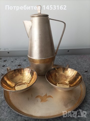 Антикварен руски сет за кафе 