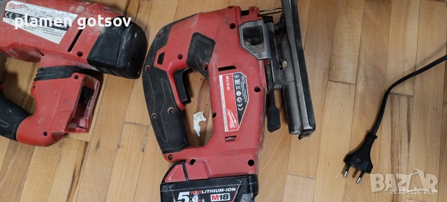 milwaukee перфоратор и зеге и зарядно, снимка 8 - Други инструменти - 53685892