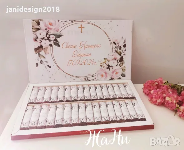 Бонбони с дизайн съобразен с темата на празника за погача, рожден ден, кръщене, прощъпулник и др., снимка 15 - Други - 47769122