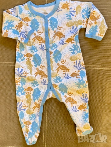 4 броя детски ромпъра, размер 6–9 месеца