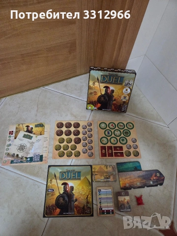 Чисто нова Настолна игра за двама 7 Wonders Duel (френско издание) 