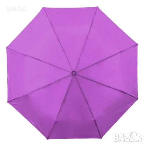 Автоматичен сгъваем чадър Open/Close лилав 31 см_1253661