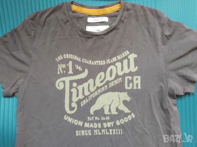 Timeout оригинална мъжка тениска, М размер, снимка 5 - Тениски - 49830289