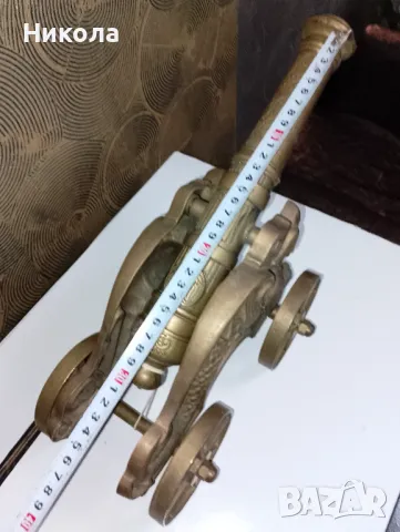 Месингово оръдие-4кг, снимка 8 - Антикварни и старинни предмети - 49115827