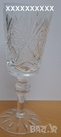 Чаши за вино оловен кристал , снимка 6 - Сервизи - 52567528