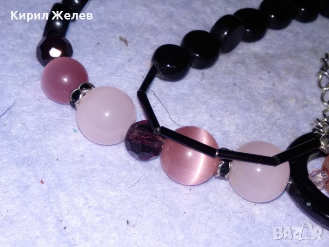 КРАСИВО ЕЛЕГАНТНО СКЪПОЦЕННО АРТ КОЛИЕ с ЮВЕЛИРНО ПОЛИРАНИ КАМЪНИ КОТЕШКО ОКО 38831, снимка 11 - Колиета, медальони, синджири - 41865511