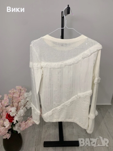 Алеса Alessa блуза в размер S, подходяща и за М, снимка 16 - Блузи с дълъг ръкав и пуловери - 52927969