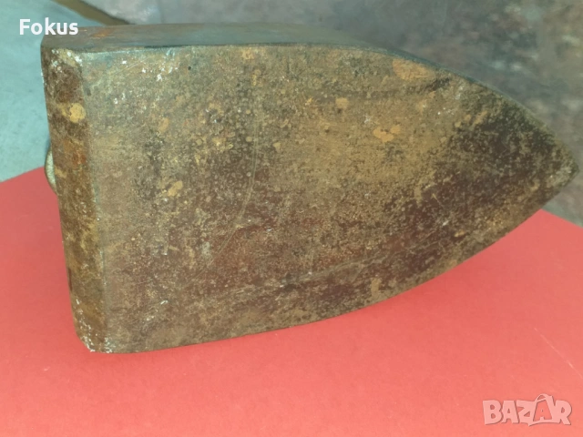 Стара колекционерска ютия на жар с механизъм, снимка 5 - Антикварни и старинни предмети - 53363594