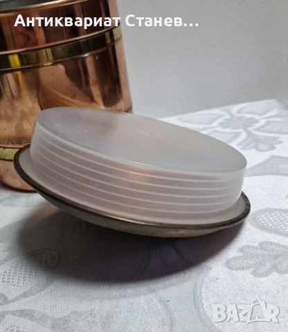 Комплект от три медни буркана за кафе,чай и захар, снимка 7 - Аксесоари за кухня - 52189180