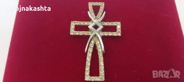 Нов Златен кръст-4,73гр/14кр, снимка 3 - Колиета, медальони, синджири - 50859974