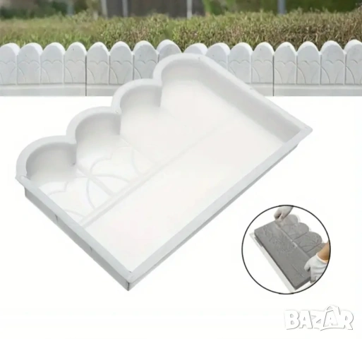 Голяма форма за бетон, ограда 29/44 см, снимка 5 - Форми - 53521517