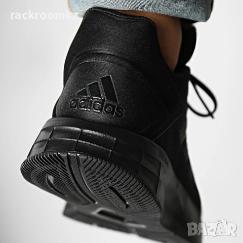 Оригинални мъжки маратонки Adidas Duramo 10 изцяло в черен цвят, снимка 3 - Маратонки - 41669881