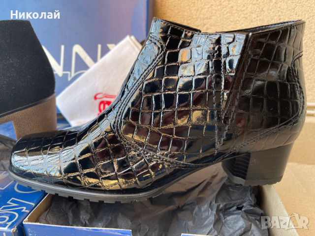 дамски боти ARA Coccolack schwarz и kalbvelour  N40, снимка 2 - Дамски боти - 44833886