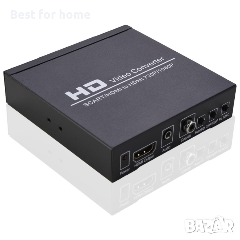 HD SCART HDMI видео конвертор 720P/1080P, снимка 5 - Стойки, 3D очила, аксесоари - 44828814