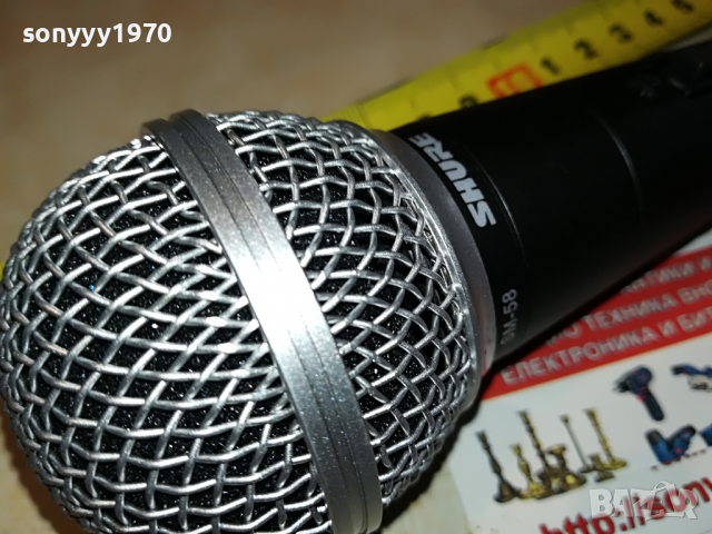 shure sm58 profi mic 0204221817, снимка 6 - Микрофони - 36320490