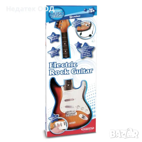 Детска китара, Bontempi, Електрическа, С микрофон, снимка 4 - Музикални играчки - 47371923