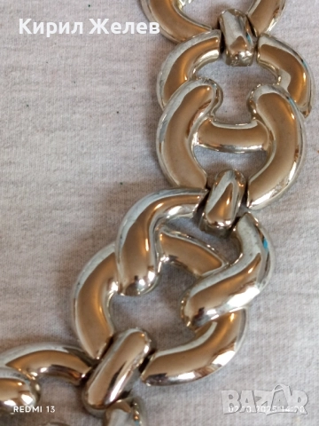 Дамски колан метален с плетка Бисмарк много красив 229611, снимка 3 - Колани - 51920281