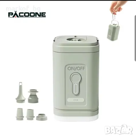 Преносима акумулаторна помпа за надуване и изпускане на дюшеци, снимка 2 - Други - 48536613