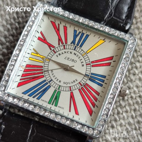 Дамски луксозен часовник Franck Muller Leibo Master Square , снимка 1 - Дамски - 41513368