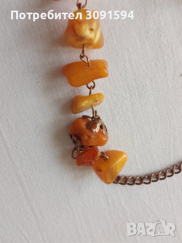 Кехлибарена огърлица и обици, снимка 9 - Антикварни и старинни предмети - 41375928