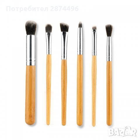 1572 Практичен комплект от 6 четки за гримиране, снимка 2 - Други - 35794247