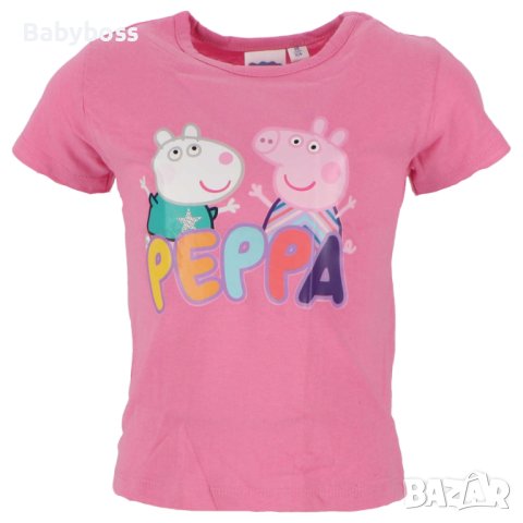 2 бр. блузи за момиче с Прасенцето Пепа, снимка 2 - Детски тениски и потници - 41555551