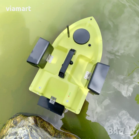  Лодка /Корабче/ за захранка Flytec D18B с GPS, LCD дистанционно и обхват до 500 м, снимка 10 - Стръв и захранки - 51204715