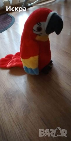 Говорещ папагал играчка, снимка 2 - Плюшени играчки - 38947881