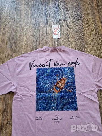 Страхотна мъжка тениска VINCENT VAN GOGH размер S M L XL, снимка 5 - Тениски - 49758115