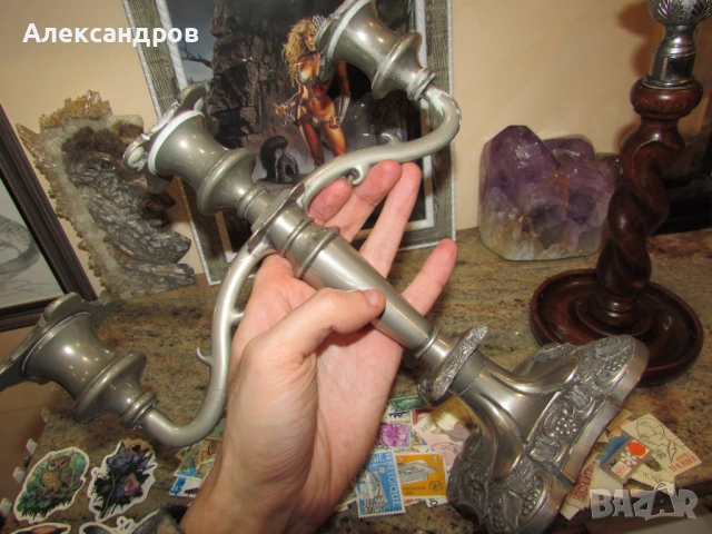 2 свещника и марки, снимка 7 - Други ценни предмети - 53496666