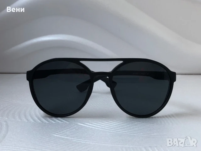 Модерни мъжки кръгли слънчеви очила, снимка 5 - Слънчеви и диоптрични очила - 50508400