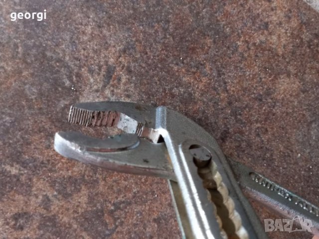 Никелирани раздвижени клещи Knipex Aligator West Germany , снимка 5 - Клещи - 38740602