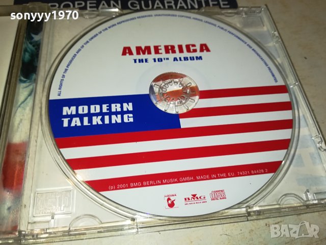 MODERN TALKING-AMERICA CD 1608231229, снимка 10 - CD дискове - 41872868