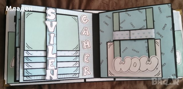 Ръчно изработен скрапбук албум, снимка 8 - Други - 35809812