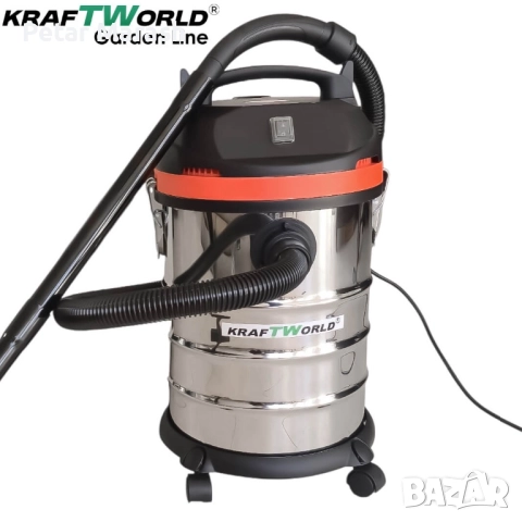 Строителна Прахосмукачка Kraftworld 3в1 – Сухо, Мокро и Издухване | 1400W | 30L | IPX4, снимка 4 - Други инструменти - 52303545
