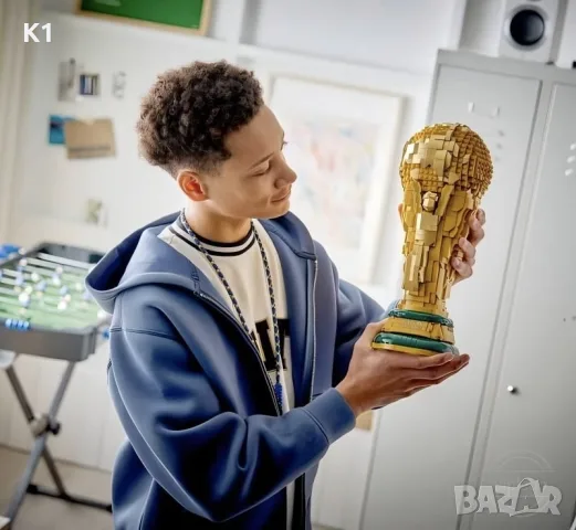 Конструктор Златна Купа 2026 Fifa World Cup Trophy 2800+ части, снимка 3 - Образователни игри - 55747212