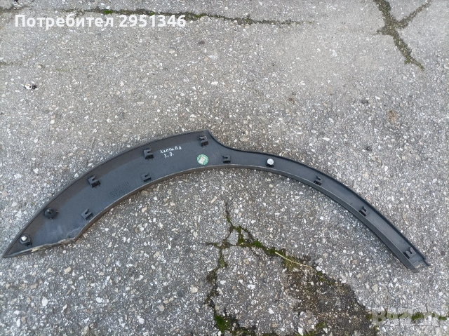 пластмасова вежда лайсна калник Шевролет Каптива Chevrolet Captiva Facelift, снимка 2 - Части - 53126445