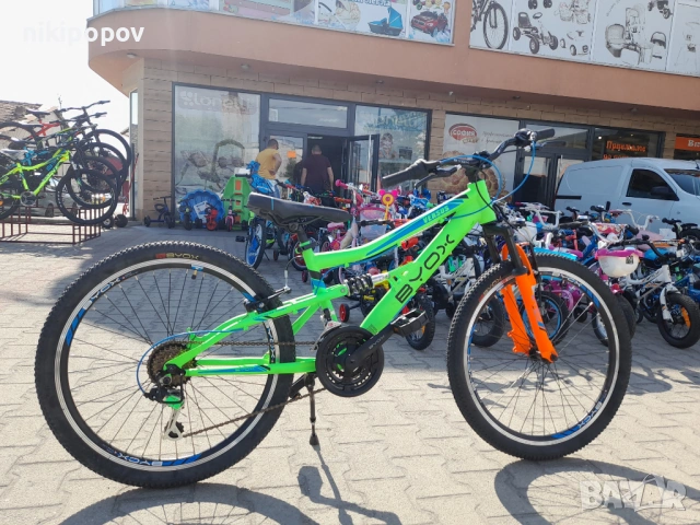 BYOX Велосипед 24" VERSUS зелен