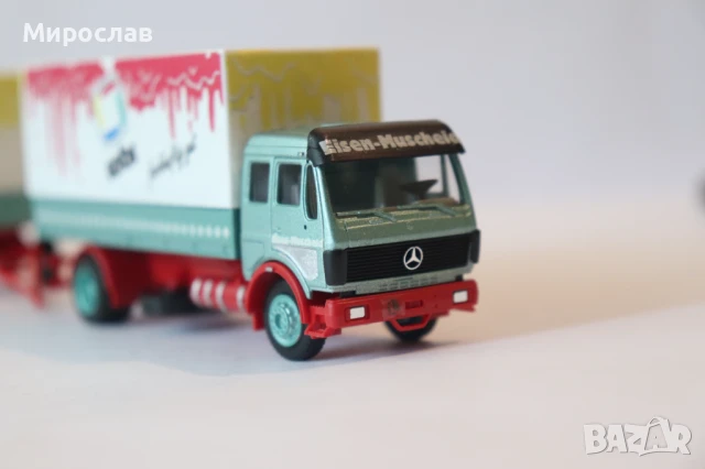 HERPA H0 1/87 MERCEDES BENZ МОДЕЛ КОЛИЧКА КАМИОН TIR, снимка 7 - Колекции - 50558655