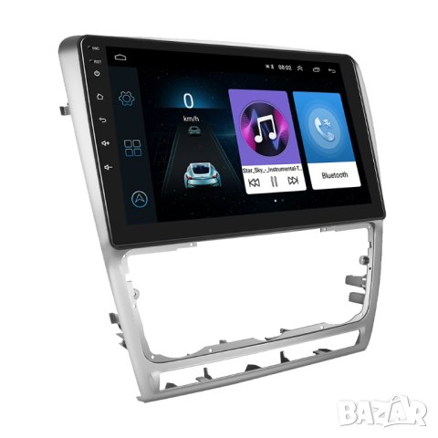 10" 2-DIN мултимедия с Android 13, 32GB ROM , 2GB RAM за Skoda Octavia 2007-2013, снимка 3 - Аксесоари и консумативи - 42223592